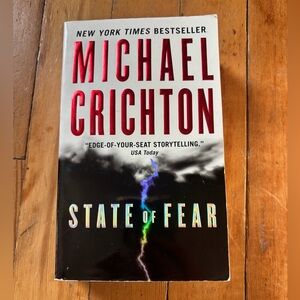 3/$20 Michael Crichton 'State of Fear' paperback